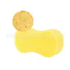 Coche Amarillo Esponja para Lavar Coches de 8 caracteres Cepillo Lumbar para Coche Esponjoso Algas Marinas Algodón Coral Personalizado