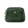 Bolsa de Cuero con Cremallera Directa de Fábrica Casual Delgada Capa Superior Cuero Vacuno Monedero para Mujer Estuche Universal para Llaves Tarjetero