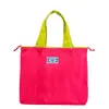 Amazon Bolso Cruzado para Hombro Plegable Portátil Bolso Tote Grande con Cordón Ecológico Bolsa de Compras para Supermercado