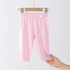 Pantalones Cortos para Niños 2026 Verano Pantalones para Niñas Pantalones de Dormir para Niños Finos Sin Costuras Medianos y Grandes Pantalones Casuales para el Hogar para Niños