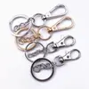 Chaveiro Mosquetão de Liga de Zinco Atacado do Fabricante, Chaveiro de Acessórios para Bolsa, Chaveiro de Corrente de 4 Seções com Argola Aberta