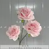 Tema Rosa Boda Flor Artificial Hotel t Decoración de Escenario Flor de Piso Rosa Melocotón y Blanco Atmósfera Boda Flor Artificial