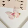 Super Hada Mariposa Pasador para el Cabello Niñas Alas Inteligentes Clip para Recortar el Cabello Lindo Pasador para Niños Accesorios para el Cabello Dopamina Tocado
