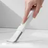 Cepillo Limpiador Multifuncional y Raspador para Limpiar Ranuras y Esquinas, Herramienta Integrada de Cepillo Limpiador para Desagües de Baño