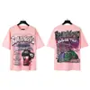 Transfronterizo Hellstar Hellstar Verano Nuevo Marca de Moda Europea y Americana Camiseta de Manga Corta Holgada para Hombre y Mujer Nfc