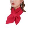 Bufanda de Invierno para Mujer Color Sólido Joker Bufanda Pequeña Bufanda Cruzada Bufanda Tejida Cuello Falso Bufanda Triangular Bufanda de Lana Coreana