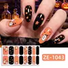 Zhengxiang Transfronterizo Nuevo Halloween Película Luminosa Esmalte Pasta para Uñas Telaraña Fantasma Diablo Pasta para Uñas Europea y Americana