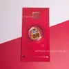 Pegatinas Doradas para Teléfono Móvil del Año del Caballo con Sobres Rojos, Regalos de Año Nuevo, Pequeños Regalos, Souvenirs Culturales y Creativos del Año del Caballo, Artículos para Puestos del Festival de Primavera