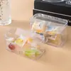 Caixa de embalagem de Tiramisu farelo de madeira leite de soja lasanha de frutas caixa de bolo mousse assar biscoitos caixa de plástico transparente