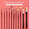 Conjunto de Pincéis para Teste de Arte Brandt 11 Pincéis para Teste de Articulação Conjunto de Pincéis de Treinamento Água Giz Pintura a Óleo Pincel Acrílico