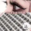 Camadas 5D Cacheado de Bebê! Cílios Postiços de Pelo de Visão Autoadesivos, Look Natural Bagunçado e Preguiçoso, Volume Grande Realista, Leve