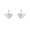 Pendientes Super Hada Pétalo de Perla para Mujer, Lujo Ligero, Gama Alta, Exquisitos, Versátiles, Pendientes Impresionantes