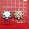 Acessórios de plástico para projetos DIY: grampo de cabelo, capa de celular, fivela de sapato, coroa geométrica em formato de coração estilo Chanel com strass e pérolas.
