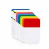 Etiquetas de índice de color transfronterizas notas adhesivas transparentes impermeables y escribibles pegatinas de notas adhesivas translúcidas etiquetas adhesivas de fuerte adhesivo