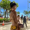 Moda Bikini Transfronterizo Bikini Sexy Estampado Conjunto de Dos Piezas Tira Dividida Tres Puntos Traje de Baño Tailandés para Mujer