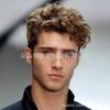 Moda peruca europeia e americana popular peruca masculina cabelo curto rosa net de alta temperatura seda fofa cabelo cacheado curto em estoque