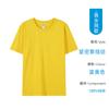 Camiseta de manga corta para hombre algodón compacto peinado siro cuello redondo suelto manga corta camiseta publicitaria camiseta de manga corta para parejas personalizada