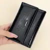 Carteira Versátil de Couro Genuíno Moda Slot para Cartão Multifuncional Clutch Porta-Moedas Mais Vendido Coleção Slot para Cartão Atacado