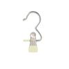 Clips de Acero Inoxidable en Forma de 3 al por Mayor, Metálicos Cromados, Zincados, a Prueba de Óxido, Antideslizantes, Recubiertos de Plástico, Clips que No Marcan, Clips Multifuncionales para Calcetines
