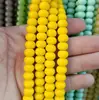 Esmalte de vidrio de cristal 10*8mm cuentas de ábaco cuentas semiacabadas dly pulsera collar accesorios para abalorios al por mayor