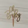 Decoração de Bolo para Chá de Bebê Festa de Bebê Estilo Transfronteiriço Plug-In Acrílico Acessórios Ornamentos