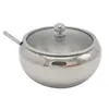 Acero inoxidable 304 europeo Azucarero frasco para condimentos Suministros de cocina frasco para condimentos Restaurante occidental suministros para hotel