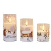 Velas electrónicas LED navideñas, luces de ambiente de simulación para fiestas, decoraciones de boda, luces nocturnas para exteriores controladas por control remoto, hechas a medida