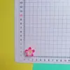 Presilha de Cabelo com Flores de Cinco Pétalas Coloridas Transparentes, Cordão de Cabelo, Capa de Celular de Resina, Patches para Joias DIY