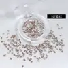Rinestones para Uñas Dongzhou 3*2MM Pequeños de Gota con Base Puntiaguda Rinestones Accesorios para Joyería DIY Cristales Brillantes K9 para Uñas