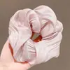Goma de pelo de malla extragrande estilo coreano para mujer, goma de moño de alta gama, banda elástica para coleta diaria