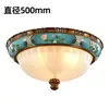 Lustre de cerâmica estilo retrô americano todo em cobre para sala de estar, nova iluminação clássica estilo europeu simples para quarto de villa e sala de jantar