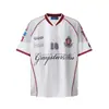 Camiseta de Manga Corta con Estampado de Letras Retro Americano y Color de Contraste con Cuello en V para Hombre y Mujer, Nuevo Estilo de Verano, Top Holgado de Estilo Deportivo