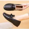 Sapatilhas de Couro Macio, Sapatilhas Versáteis de Bico Redondo, Novas Sapatilhas de Veludo Macio para Primavera e Outono de 2025, Sapatos de Couro Confortáveis, Sapatos de Trabalho, Sapatos Preguiçosos