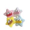 Horrible linda estrella de peluche pasador corazón de niña divertido divertido nicho flequillo clip lateral boca de salchicha lindo pasador roto