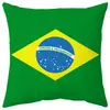 Funda de Almohada con Bandera de la Copa del Mundo y Estampado de Patrón Nacional, Funda para Cojín, Cojín para Asiento, Decoración Suave para Cabecera de Cama, Regalo para Celebración Festiva