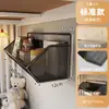 Prateleira de armazenamento de parede para quarto de dormitório estudantil, solução de armazenamento de parede sem furos, cesto de pendurar para banheiro
