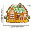 Patches de Bordado de Desenho Animado de Natal Transfronteiriços Patches de Presente de Feriado Insígnias Bordadas Acessórios de Vestuário Adesivo Hot Melt Termocolante