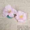 Flor de lirio de día simulada, cabeza de lirio, accesorios de tocado fresco DIY, pinza de garra, adornos florales para fotografía del hogar