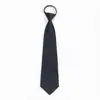 Jk Tie Female Lazy Nude-Free Brown Stripe Japanese Style College Style Decorative Wine Red Dk Shirt Boys Casual