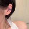 Pendientes de clip de oreja de circonita con destello de bombilla pequeña sin orificios para las orejas, únicos, hermosos, de alta gama, ligeros, de lujo, elegantes, para mujer
