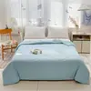 Nova Colcha Jacquard de Algodão Tricotado Grau A Refrescante para Ar Condicionado, Tamanho Solteiro/Casal, Adequada para Dormir Nu no Verão, Lavável à Máquina, Venda por Atacado e Dropshipping Disponíveis