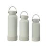 Moda pote de espaço de pintura de borracha ao ar livre alça portátil esportes garrafa de viagem homens e mulheres de aço inoxidável copo térmico de grande capacidade