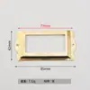 Porta-cartões de visita antigo novo porta-cartões com etiqueta chinesa porta-inserção de cartão porta-cartão bronze 85*42mm