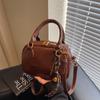 Bolsas Femininas de Alto Padrão de Nicho Transfronteiriças Outono/Inverno Vintage 2026 Nova Versátil Bolsa Transversal de Nicho Bolsa de Mão Pequena Quadrada