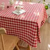 Mantel de cuadros liso para el hogar transfronterizo de Amazon, mantel rectangular para mesa de café, comedor y decoración de mesa de comedor