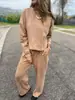 2026 Conjunto de Duas Peças Versátil com Gola Redonda e Mangas Longas para Mulheres, Outono/Inverno, para Site Independente Europeu e Americano da Amazon