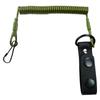 Suministro Transfronterizo de Cuerda de Resorte Táctica para Pistola, Cuerda Anti-Pérdida, Cuerda de Resorte de Cuero de Vaca para Escalada, Cuerda Telescópica para Colgar Llaves al Aire Libre