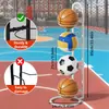 [Fabricante] Canasta de Baloncesto Móvil Estante de Almacenamiento de Baloncesto Canasta de Baloncesto Fútbol Voleibol Estante de Almacenamiento de Baloncesto Canasta Infantil