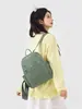 Mochila de Ombro Duplo em Tecido Oxford 2026 Nova Moda Pequena para Mulheres Bolsa de Viagem em Lona Impermeável Leve