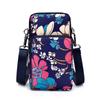 Bolsa para Teléfono Móvil de Tela Floral para Ancianos Bolso de Mujer Mini Bolso Pequeño Tela Bolso Bandolera Muñequera para Teléfono Móvil Monedero de Cuello